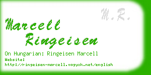 marcell ringeisen business card